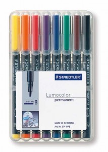 Poza Set lumocolor permanent - B 1-2.5 mm/8 culori/set STAEDTLER
