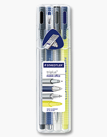 Poza Set asortat triplus /fineliner,roller,creion mec,text marker STAEDTLER