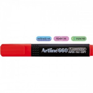 Poza Textmarker fluorescent 1.0-4.0mm, ARTLINE 660 - rosu