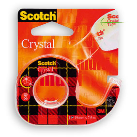Poza Scotch Cristal (600) 19mm x 7.5 m +dispenser 3M