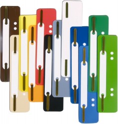 Poza Alonje din plastic A5, 100/set, KANGARO - alb, albastru, galben, gri, negru, rosu, verde