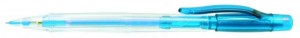 Poza Creion mecanic plastic, 0,5mm ,con si varf din plastic, PENAC M002 - corp bleu,verde,violet,rosu transparent
