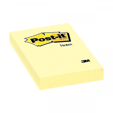 Poza Notes autoadeziv Post-it, 51 x 76 mm, 100 file, galben. 