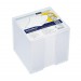 Poza Cub hartie alb cu suport plastic, 90x90mm, 800file, Office-Point. 