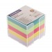 Poza Cub hartie color cu suport plastic, 90x90mm, 800file, Office-Point. 