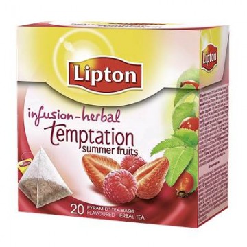 Poza Ceai Lipton piramide 20px1.7gr - Summer Fruits. 