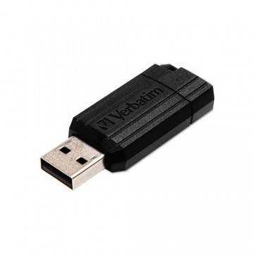 Poza VERBATIM USB 2.0 PINSTRIPE 64GB BLACK. 