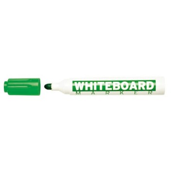 Poza Marker whiteboard varf rotund, corp plastic, MOLIN - verde. Poza 8575