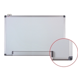 Poza Whiteboard magnetic cu rama din aluminiu, 100 x 150 cm, Optima. Poza 8751
