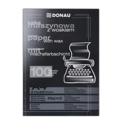 Poza Indigo pentru masina de scris, 100 file/set, DONAU - negru. Poza 8905