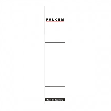 Poza Etichete Falken autoadezive, pentru bibliorafturi, 36 x 190 mm, alb. Poza 9043