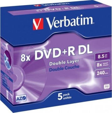 Poza DVD+R, 8.5GB, 8X, carcasa jewel, VERBATIM Double Layer. Poza 9800