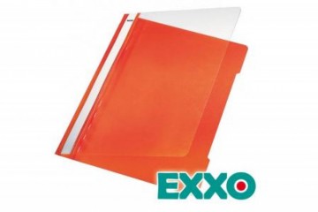 Poza Dosar plastic cu sina si perforatii EXXO Orange. Poza 9730