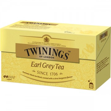 Poza Ceai Twinings Negru Earl Grey, 25 pliculete, 50 gr. Poza 9842
