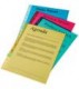 Folie protectie color pentru documente, 10folii/set, ESSELTE - galben transparent