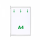 Buzunare de prezentare - standard, A4, 10 bucati/set, alb, TARIFOLD display. Poza 9581